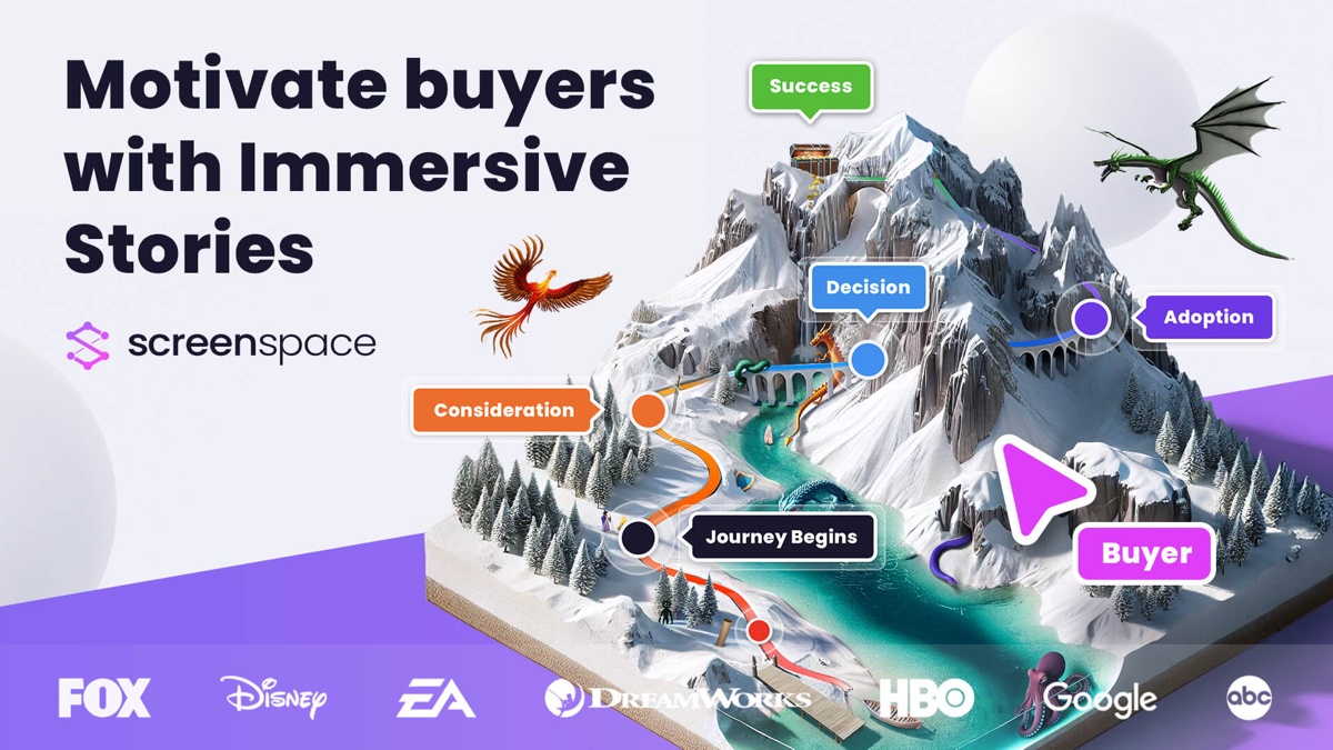 ScreenSpace immersive product story platform